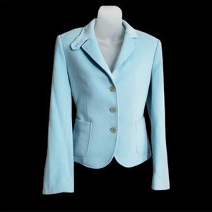 J.Crew Light Powder Blue Wool Blazer